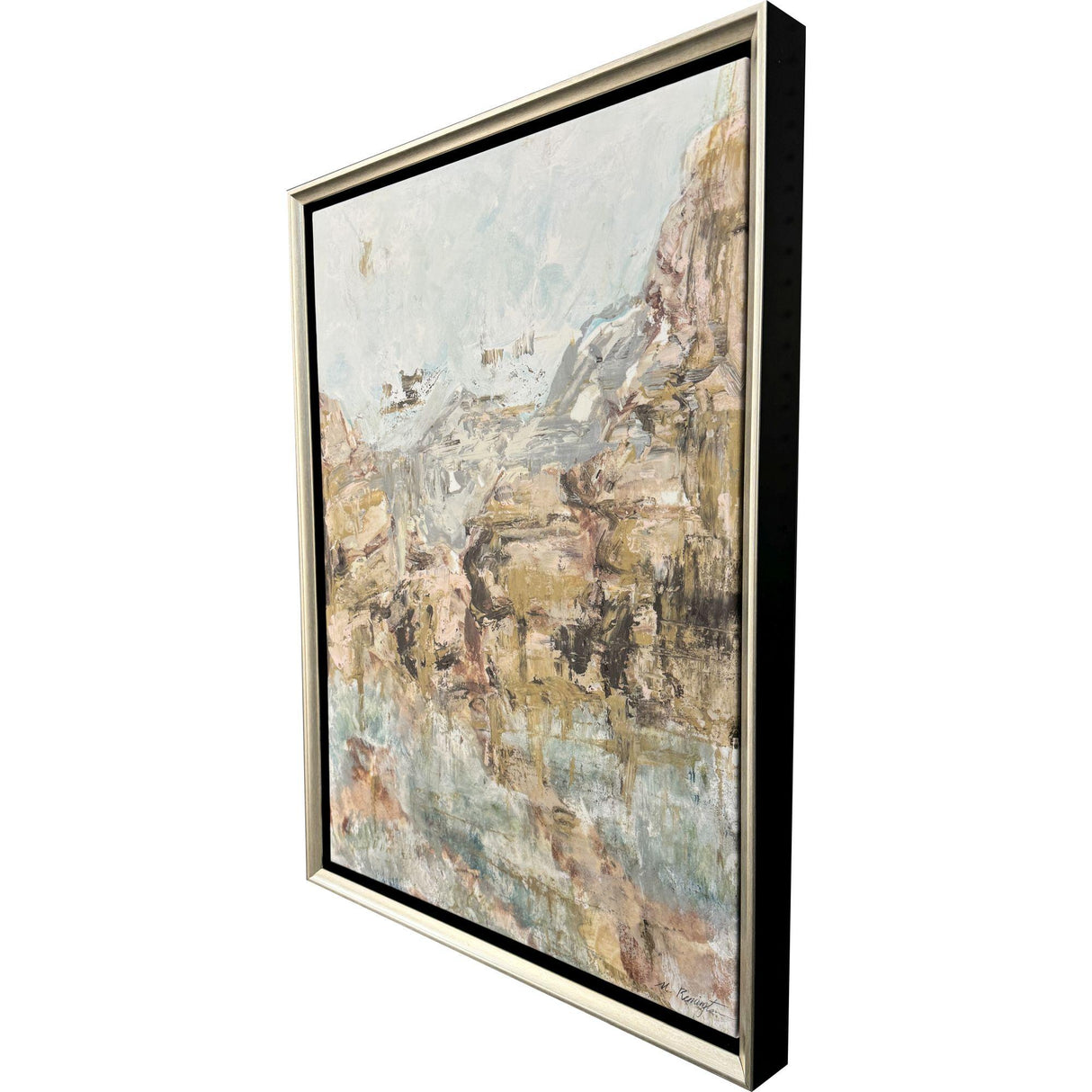 Paragon Rocky Reflections Ascent Brown 34 X 26 X 3 Wall Art