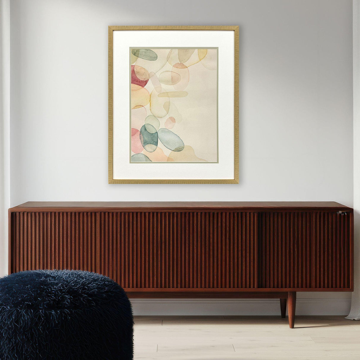 Paragon Pastel River Rock I Green 36 X 30 X 2 Wall Art