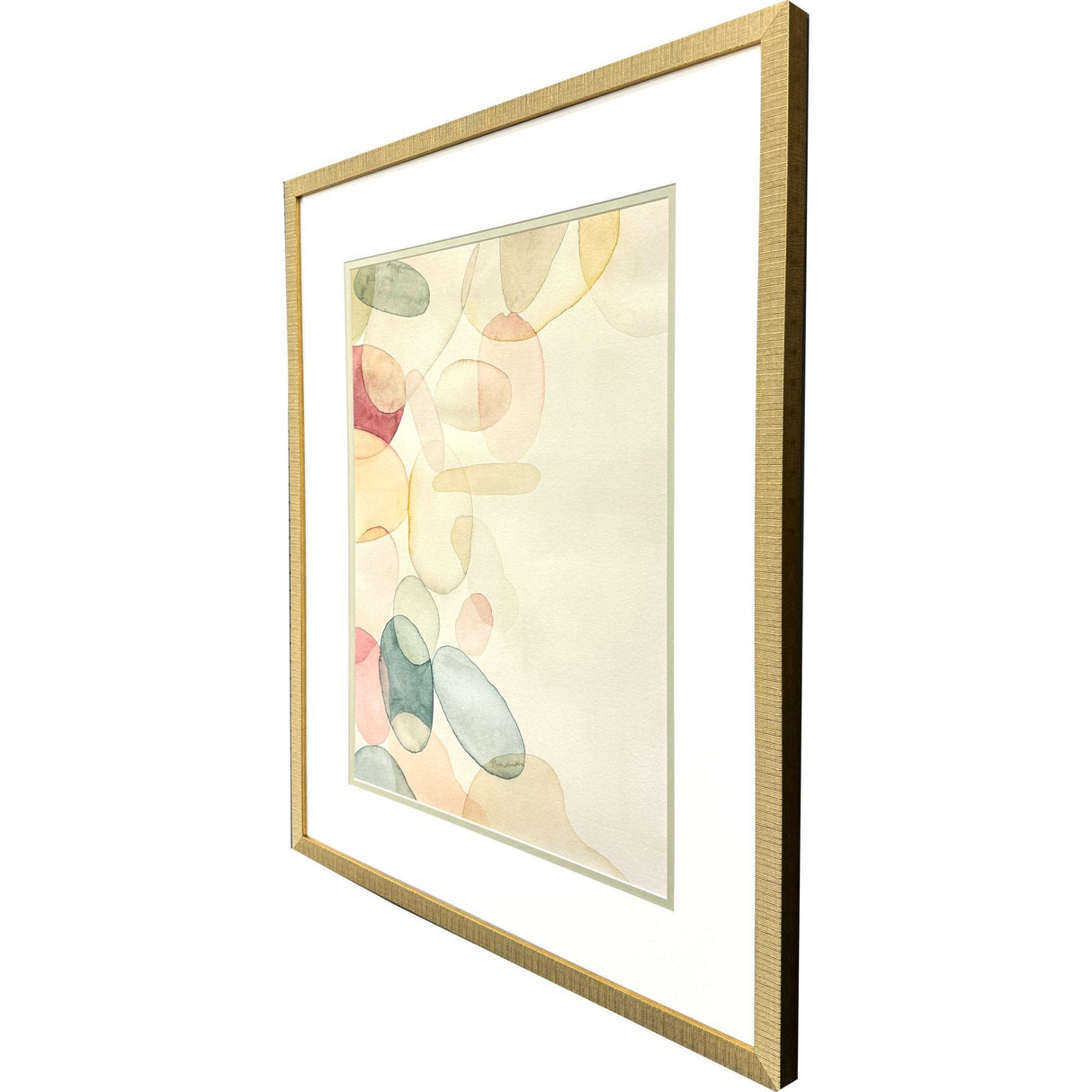 Paragon Pastel River Rock I Green 36 X 30 X 2 Wall Art