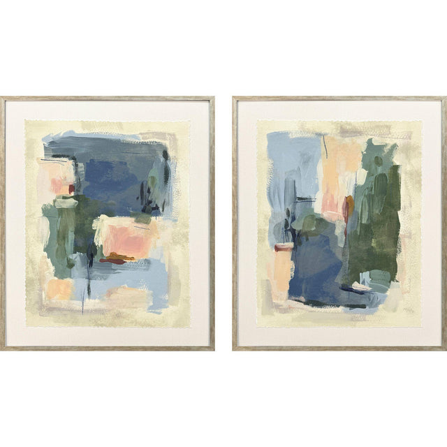 Paragon Palette Map I S/2 Blue 25 X 21 X 2 Wall Art