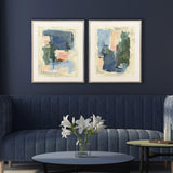 Paragon Palette Map I S/2 Blue 25 X 21 X 2 Wall Art