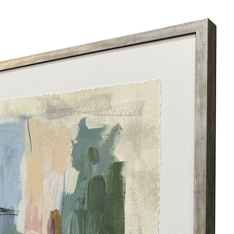 Paragon Palette Map I S/2 Blue 25 X 21 X 2 Wall Art