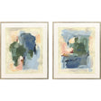 Paragon Palette Map II S/2 Blue 25 X 21 X 2 Wall Art