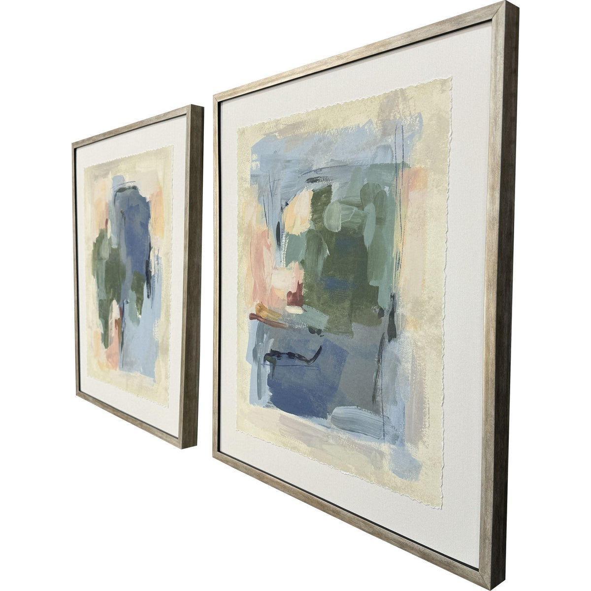 Paragon Palette Map II S/2 Blue 25 X 21 X 2 Wall Art