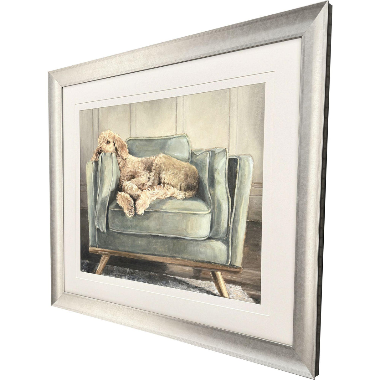 Paragon Canine Portrait Green 37 X 43 X 2 Wall Art