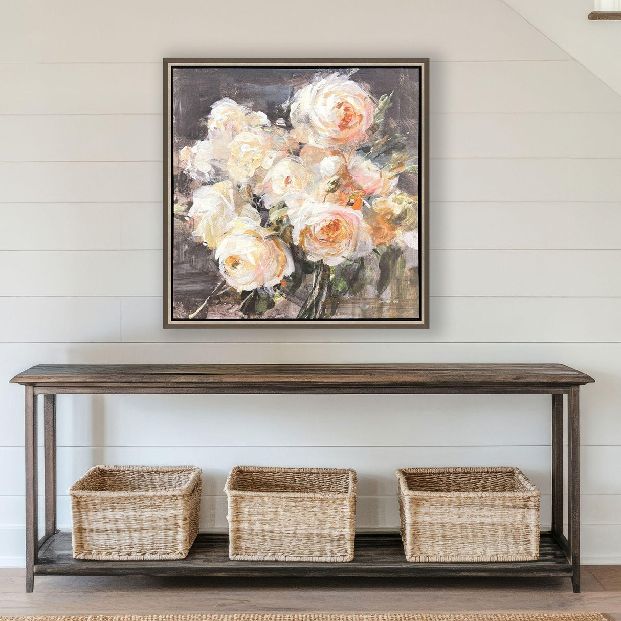 Paragon Bradene Roses Pink 43 X 43 X 3 Wall Art