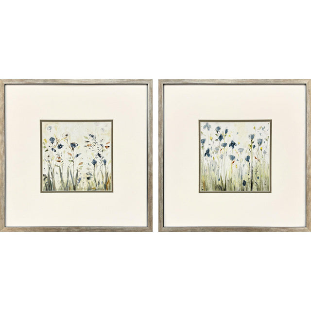 Paragon Looking for Sparrows S/2 Blue 19 X 19 X 2 Wall Art