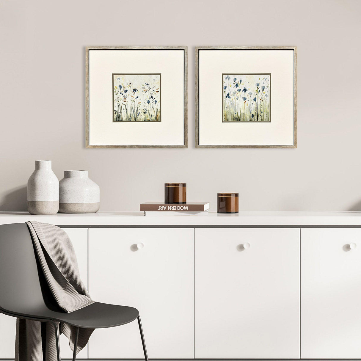 Paragon Looking for Sparrows S/2 Blue 19 X 19 X 2 Wall Art