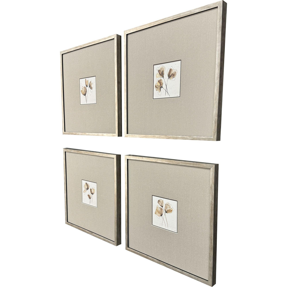 Paragon Small Grandeur S/4 Brown 17 X 17 X 2 Wall Art