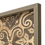 Paragon Wood Inlay II S/3 Brown 18 X 18 X 2 Wall Art