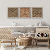 Paragon Wood Inlay I S/3 Brown 18 X 18 X 2 Wall Art