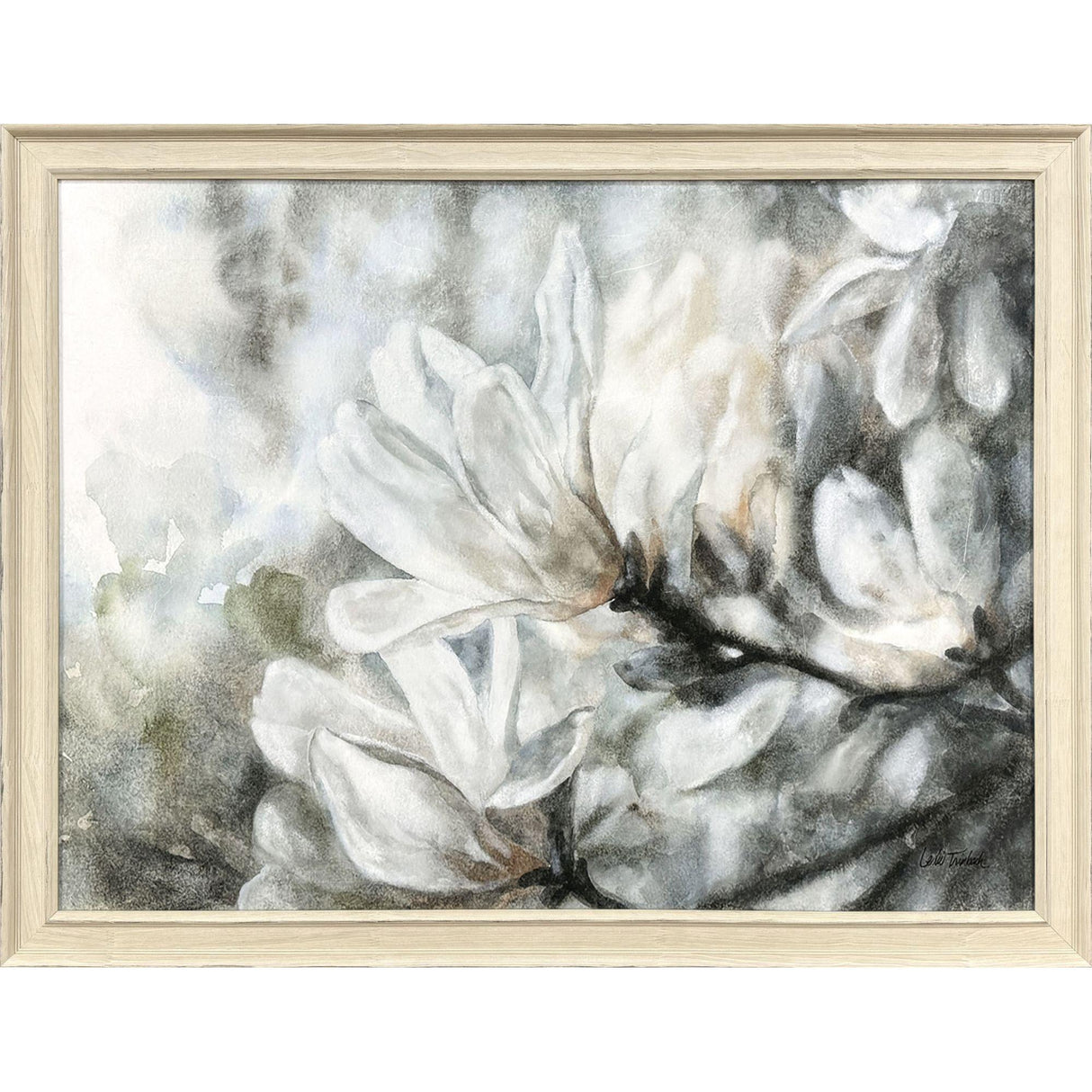 Paragon Magnolia White 34 X 44 X 2 Wall Art