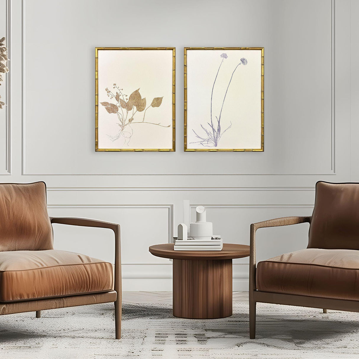 Paragon Floral Trace II S/2 Multi 25 X 19 X 2 Wall Art