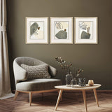 Paragon Rock Garden S/3 Green 15 X 13 X 1 Wall Art