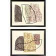 Paragon Bold Blends II S/2 Multi 19 X 25 X 1 Wall Art