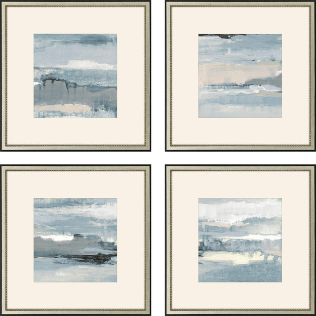 Paragon Splendid Blues S/4 Blue 21 X 21 X 1 Wall Art