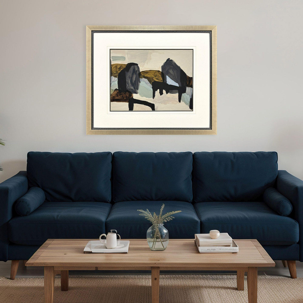 Paragon Saura Blue 32 X 38 X 2 Wall Art