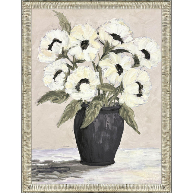 Paragon White Flowers White 43 X 33 X 2 Wall Art