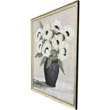 Paragon White Flowers White 43 X 33 X 2 Wall Art