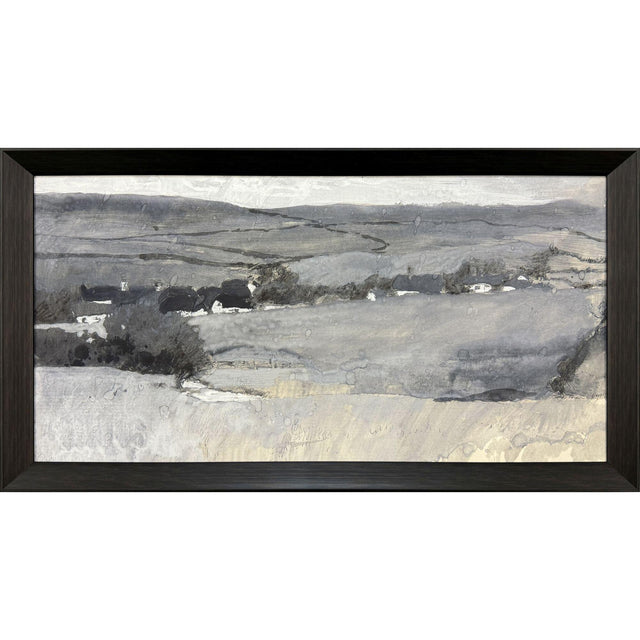 Paragon Misty Landscape Gray 28 X 52 X 3 Wall Art