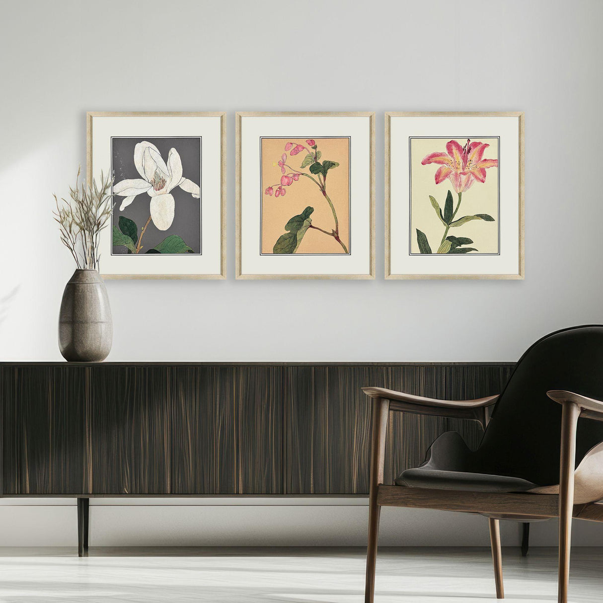 Paragon Enchanted Blooms II S/3 Pink 23 X 19 X 1 Wall Art