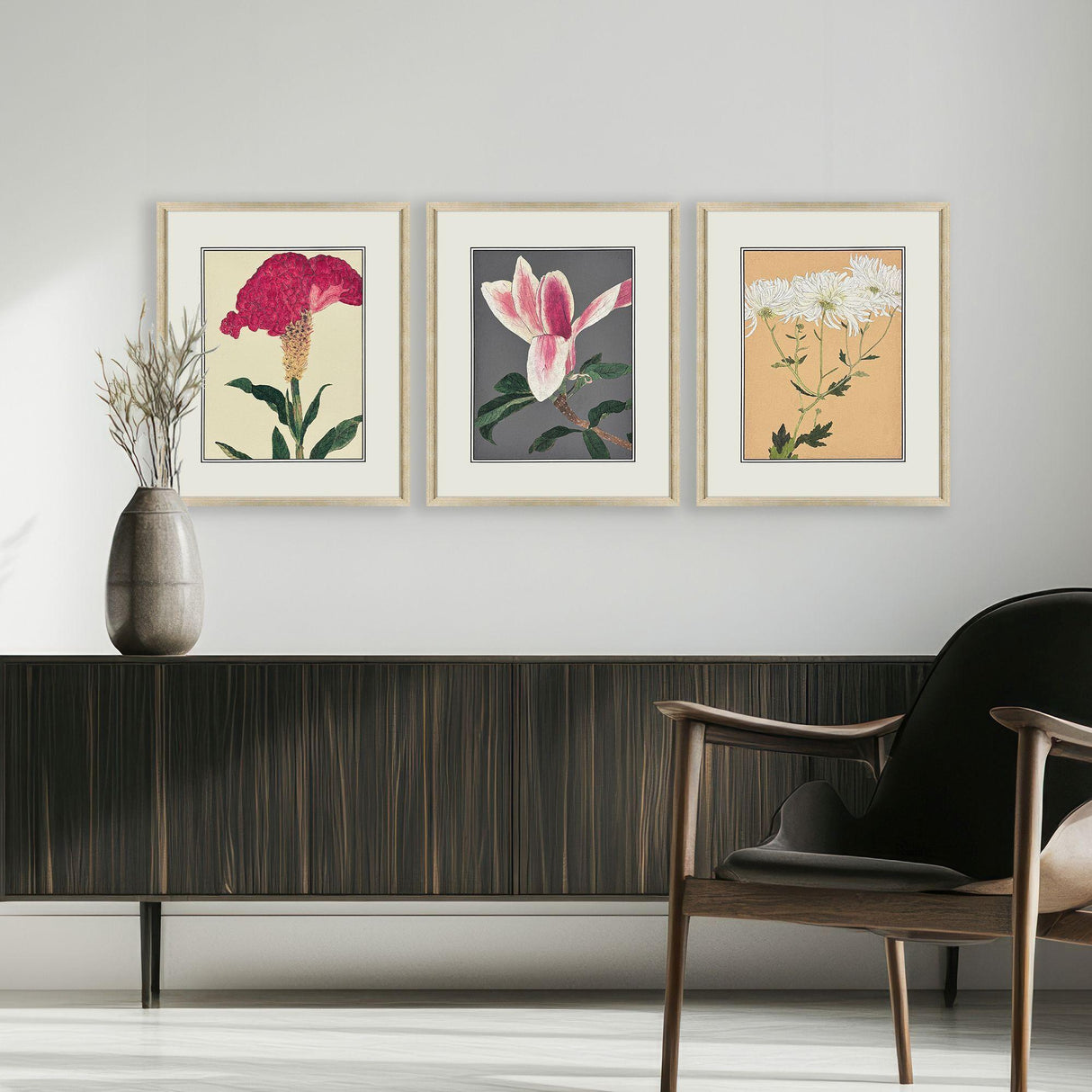 Paragon Enchanted Blooms I S/3 Pink 23 X 19 X 1 Wall Art
