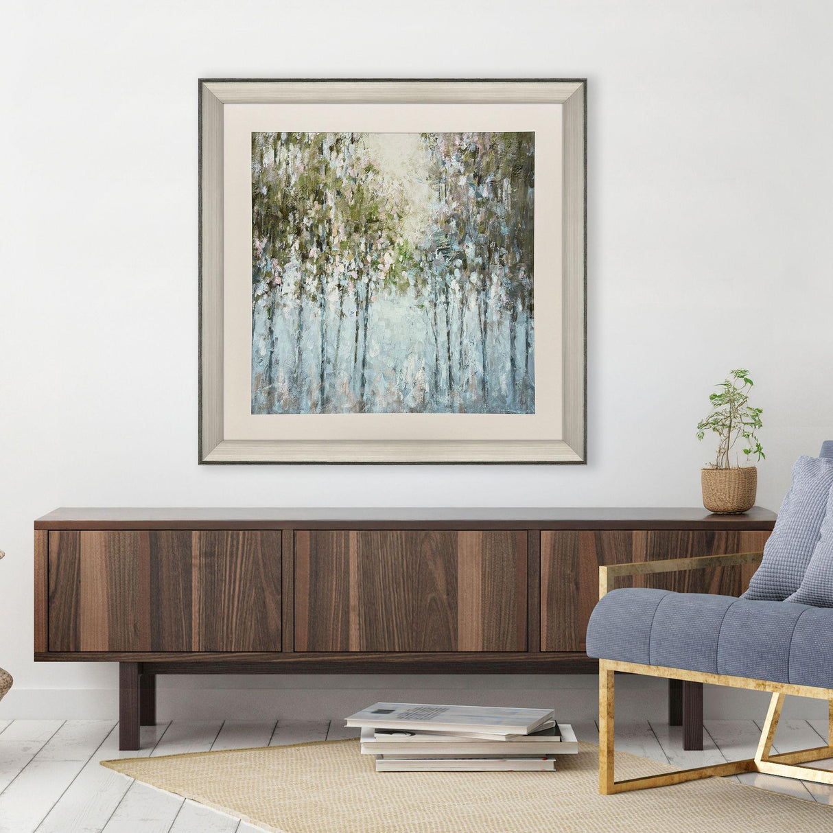 Paragon After the Rain Green 42 X 42 X 3 Wall Art