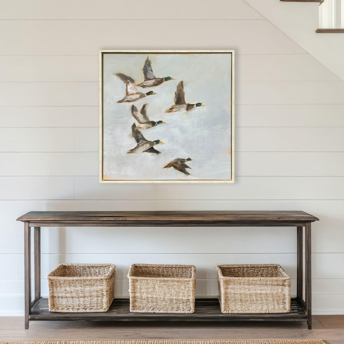 Paragon Mallard Migration I Blue 38 X 38 X 3 Wall Art