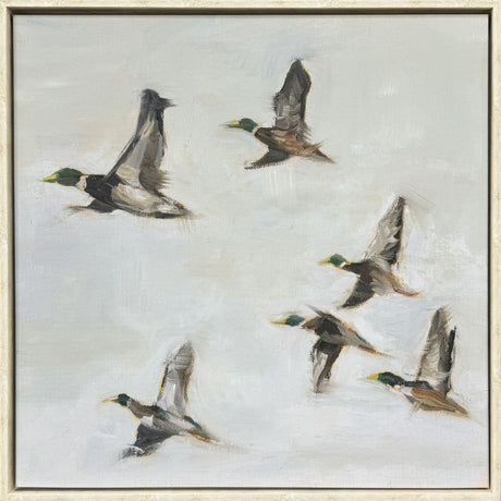 Paragon Mallard Migration II Blue 38 X 38 X 3 Wall Art