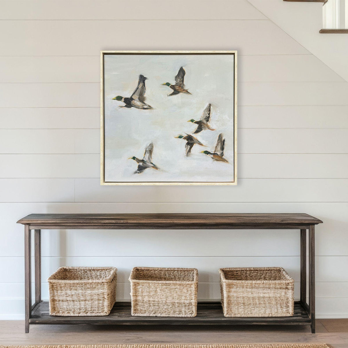 Paragon Mallard Migration II Blue 38 X 38 X 3 Wall Art
