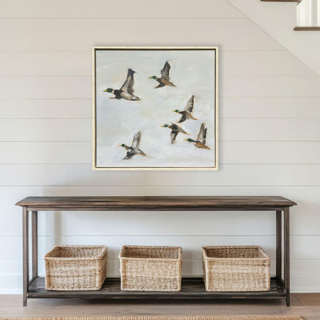 Paragon Mallard Migration II Blue 38 X 38 X 3 Wall Art