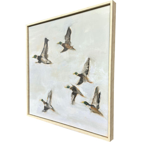 Paragon Mallard Migration II Blue 38 X 38 X 3 Wall Art