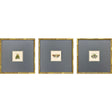 Paragon Pastel Moths II S/3 Green 17 X 17 X 2 Wall Art