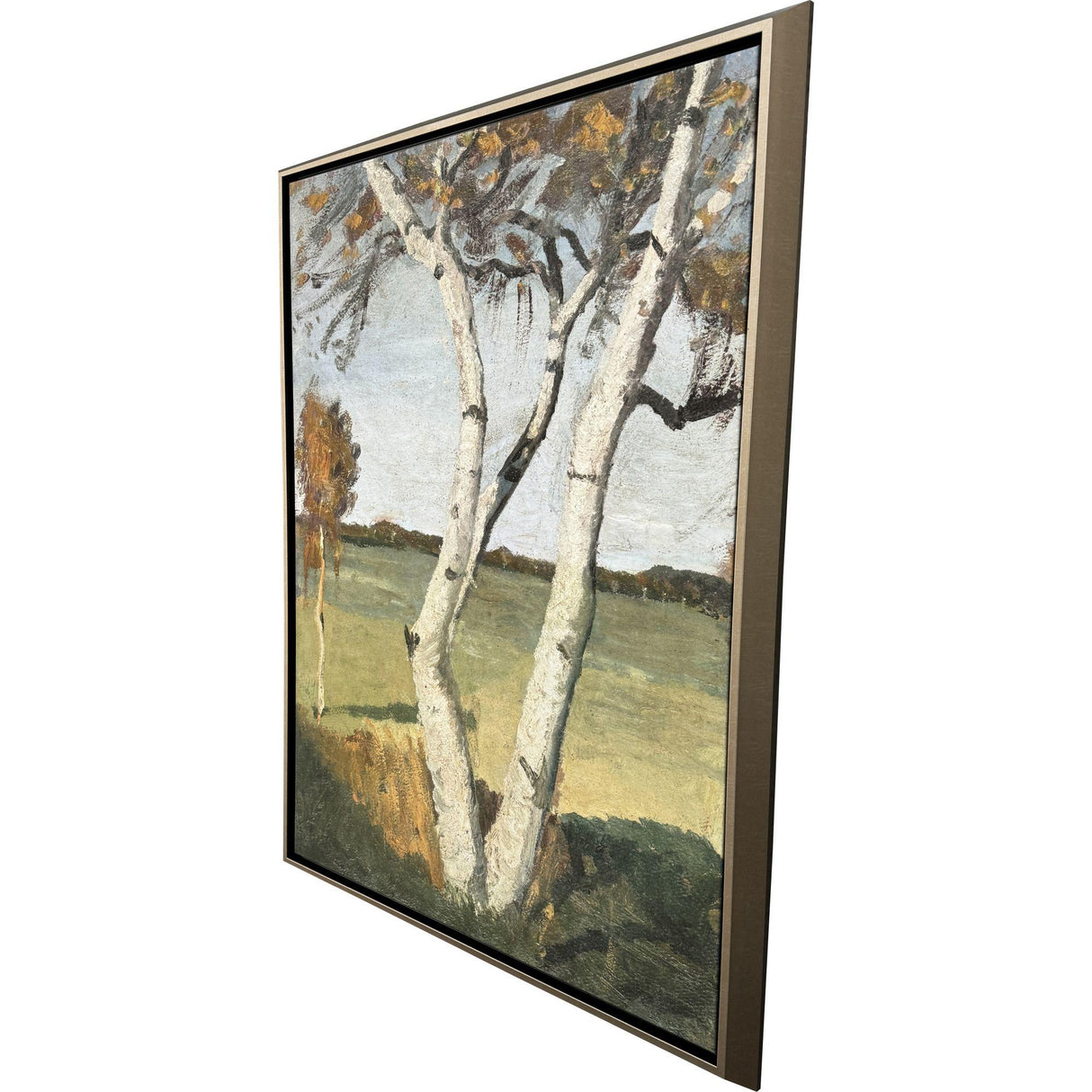 Paragon Birch Tree in a Landscape Green 51 X 39 X 3 Wall Art