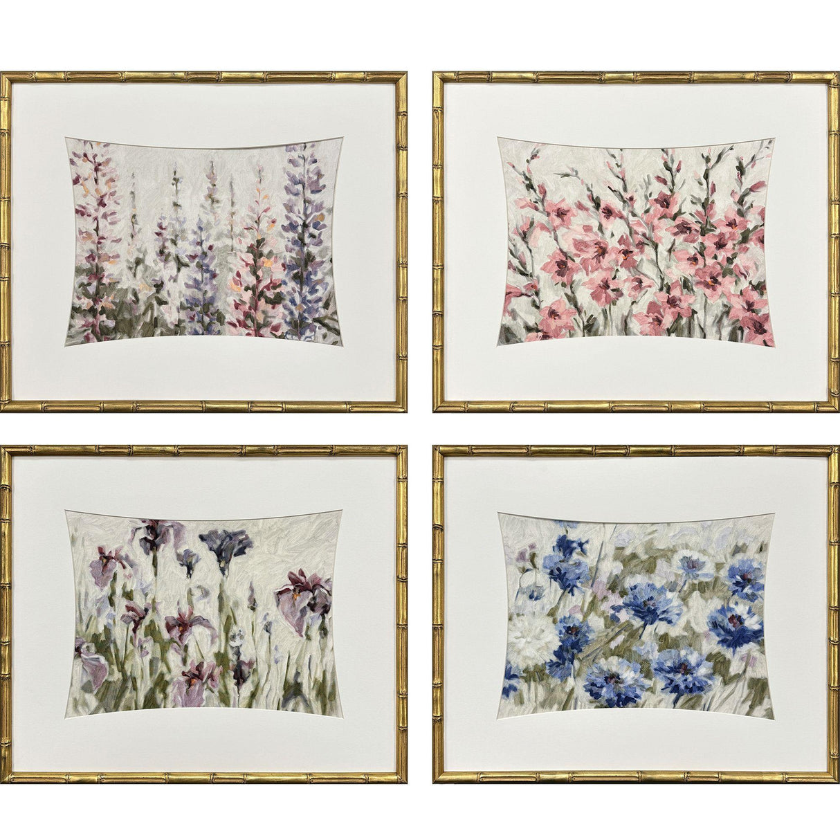 Paragon Floral Haven S/4 Green 19 X 23 X 2 Wall Art