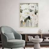 Paragon Promise of Giverny White 50 X 38 X 3 Wall Art