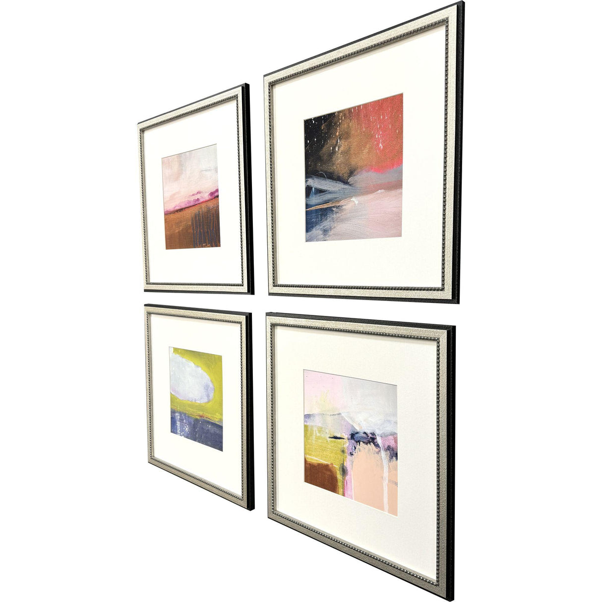 Paragon Composition in Copper S/4 Blue 20 X 20 X 1 Wall Art