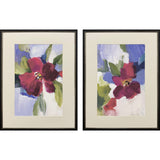 Paragon Modern Fleur S/2 Purple 34 X 26 X 3 Wall Art