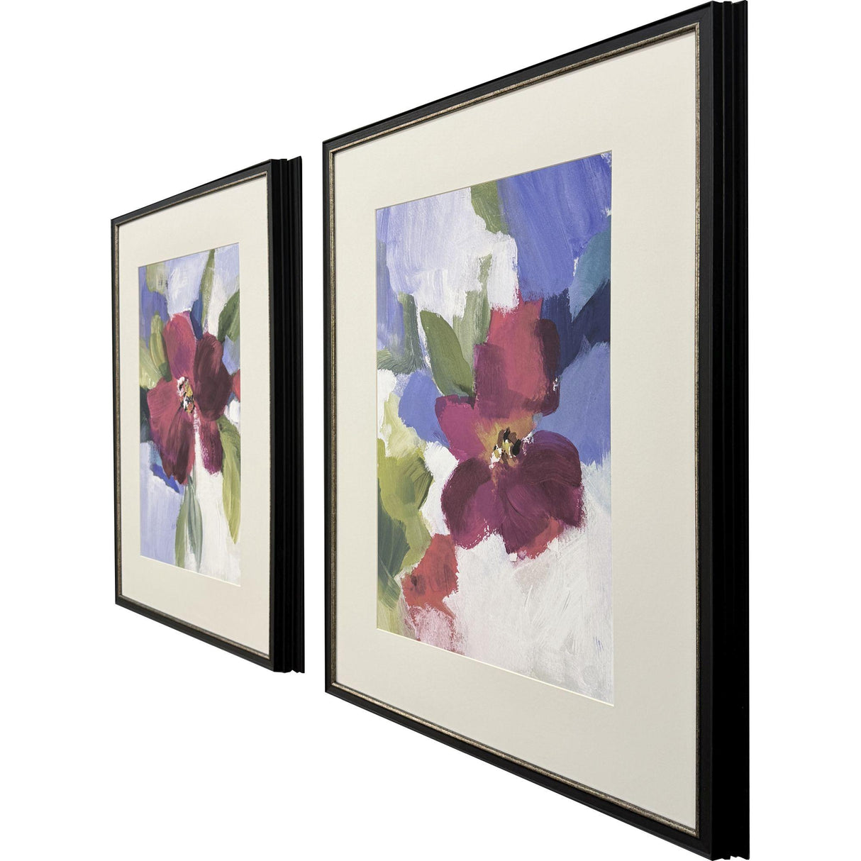 Paragon Modern Fleur S/2 Purple 34 X 26 X 3 Wall Art