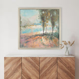 Paragon La Riviere Blue 37 X 37 X 2 Wall Art
