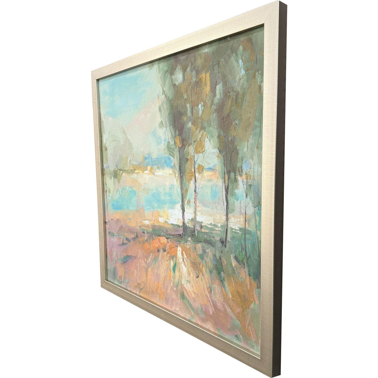 Paragon La Riviere Blue 37 X 37 X 2 Wall Art