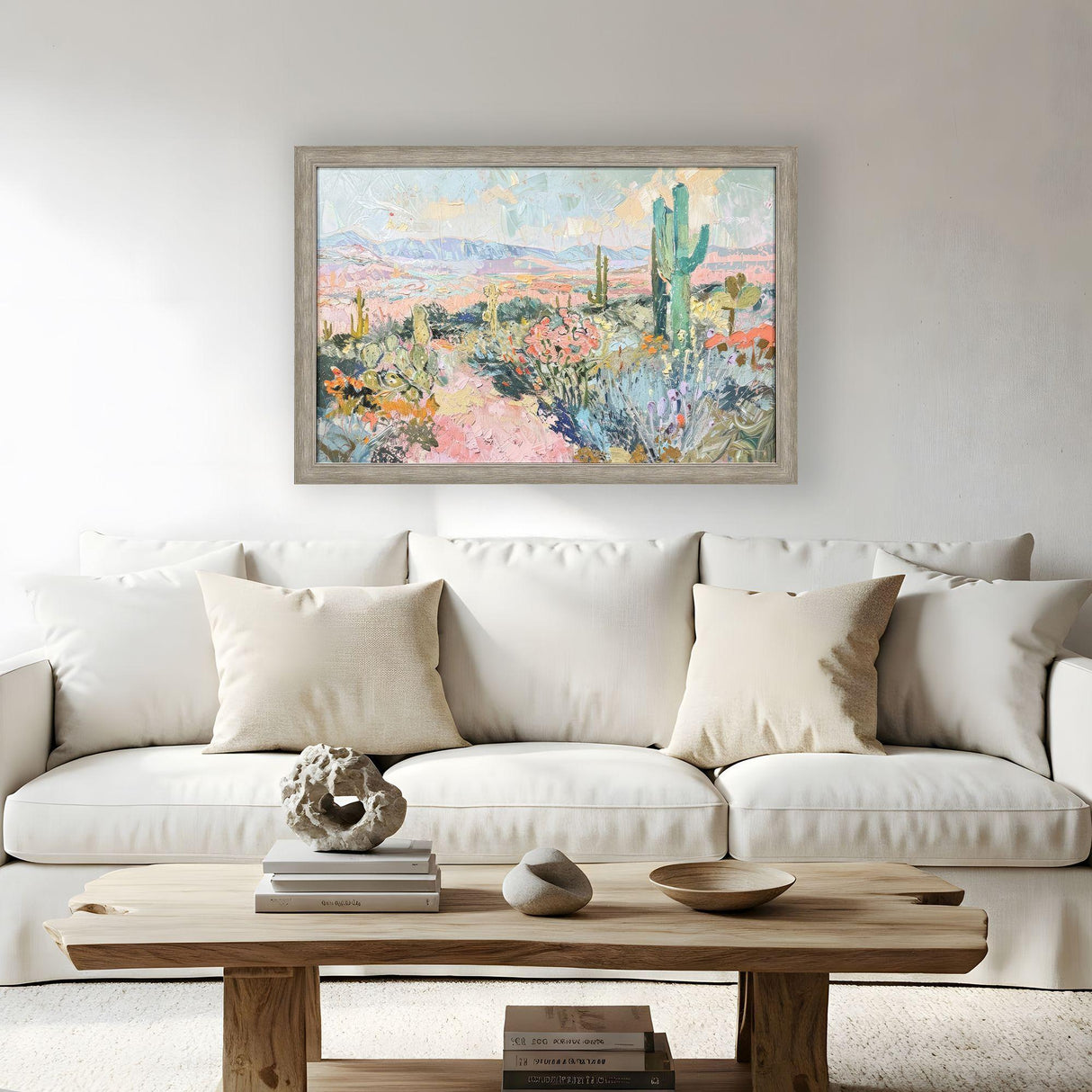Paragon Pastel Desert Pink 36 X 52 X 2 Wall Art