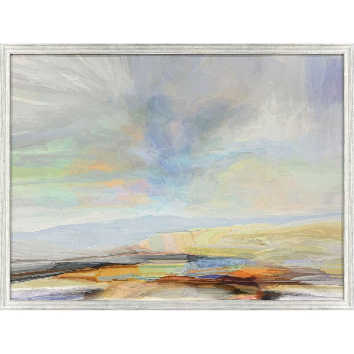 Paragon Blue Sky 4 Blue 39 X 51 X 2 Wall Art