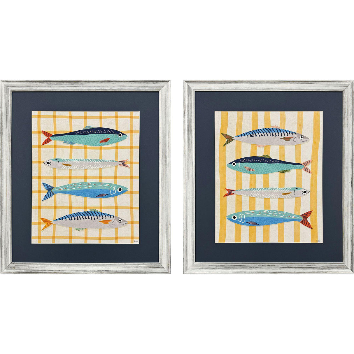 Paragon Little Fish S/2 Blue 29 X 25 X 1 Wall Art