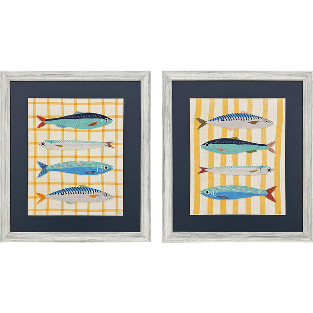 Paragon Little Fish S/2 Blue 29 X 25 X 1 Wall Art