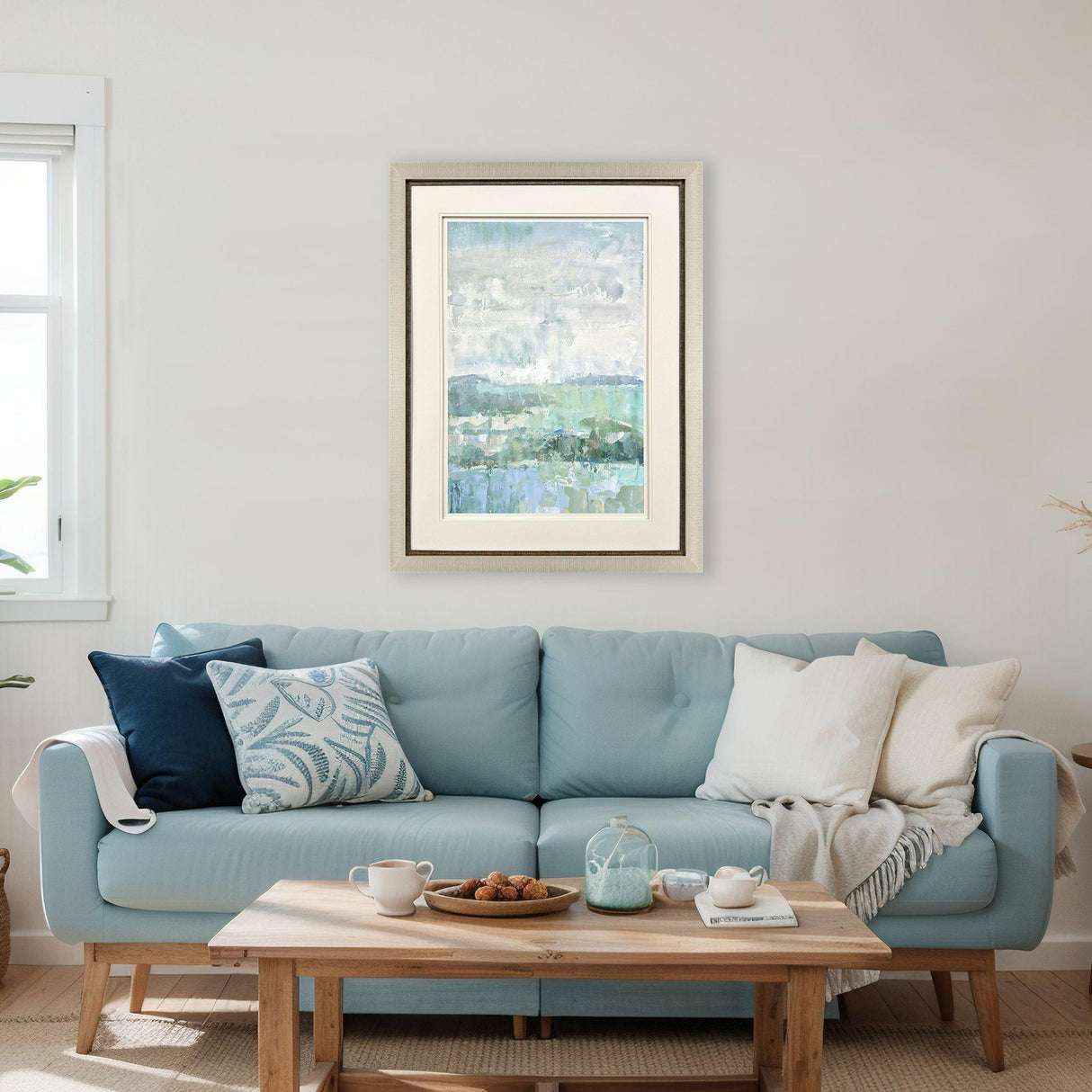 Paragon Serene I Blue 49 X 37 X 2 Wall Art