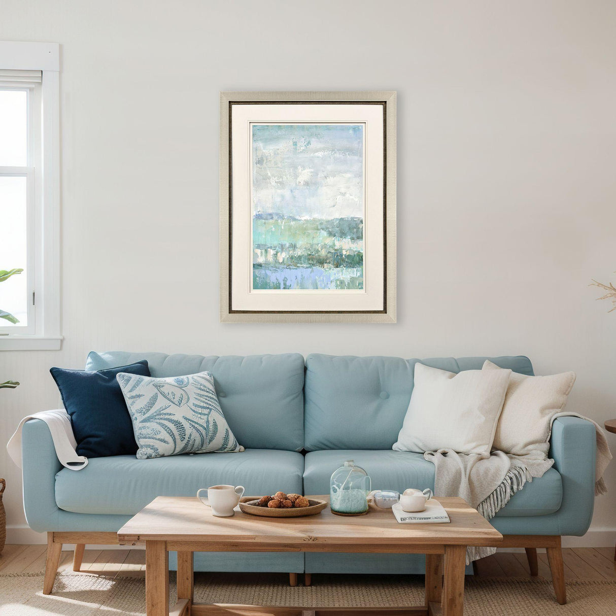 Paragon Serene II Blue 49 X 37 X 2 Wall Art