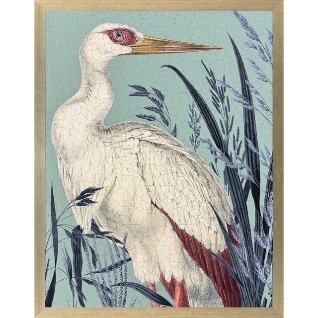 Paragon Coastal Paradise Stork Blue 51 X 39 X 2 Wall Art
