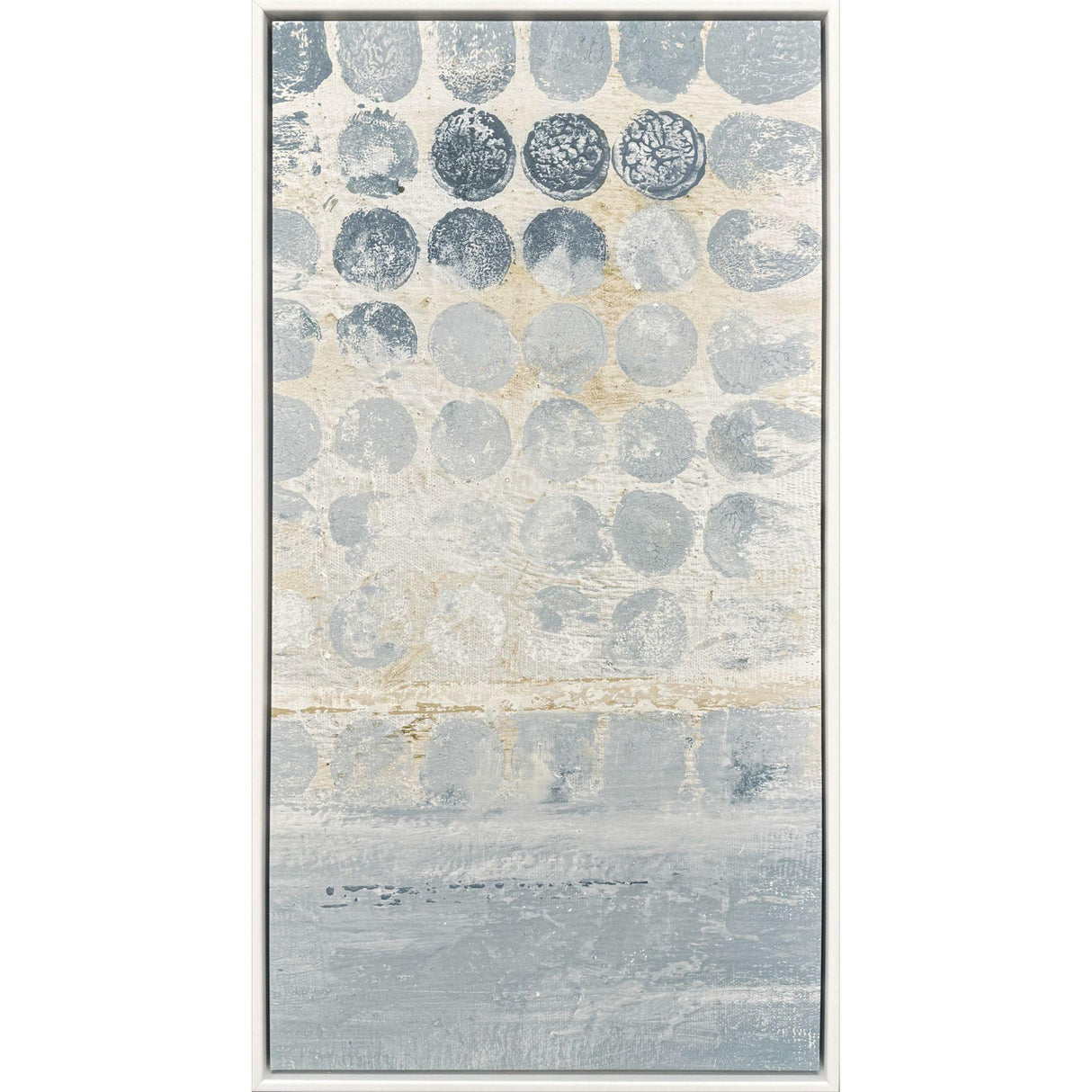 Paragon Blue Dots II Blue 50 X 26 X 2 Wall Art