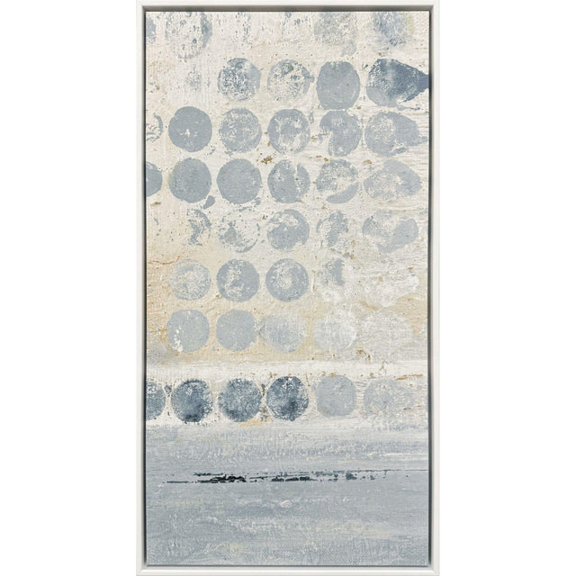 Paragon Blue Dots I Blue 50 X 26 X 2 Wall Art